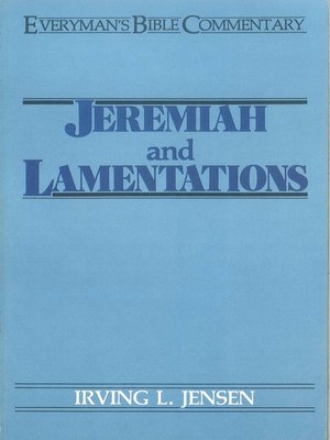 cover image of Jeremiah & Lamentations- Everyman's Bible Commentary